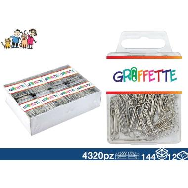 Graffette 28 MM 70 pz box Metal