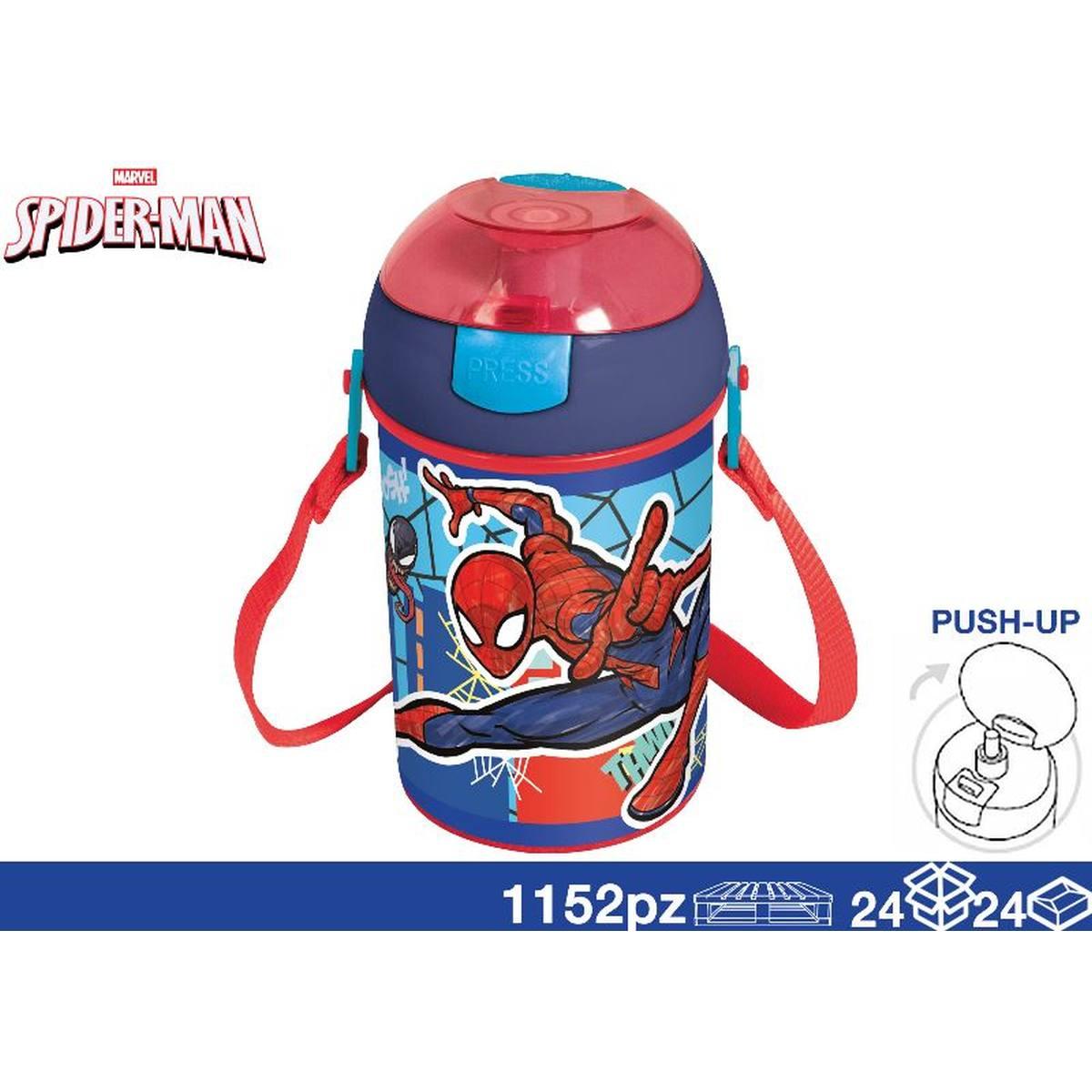Borraccia con tracolla 450 ML Spiderman