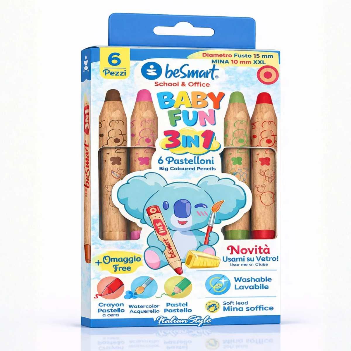 Box 6 Pastelloni baby fun 3in1 Be Smart