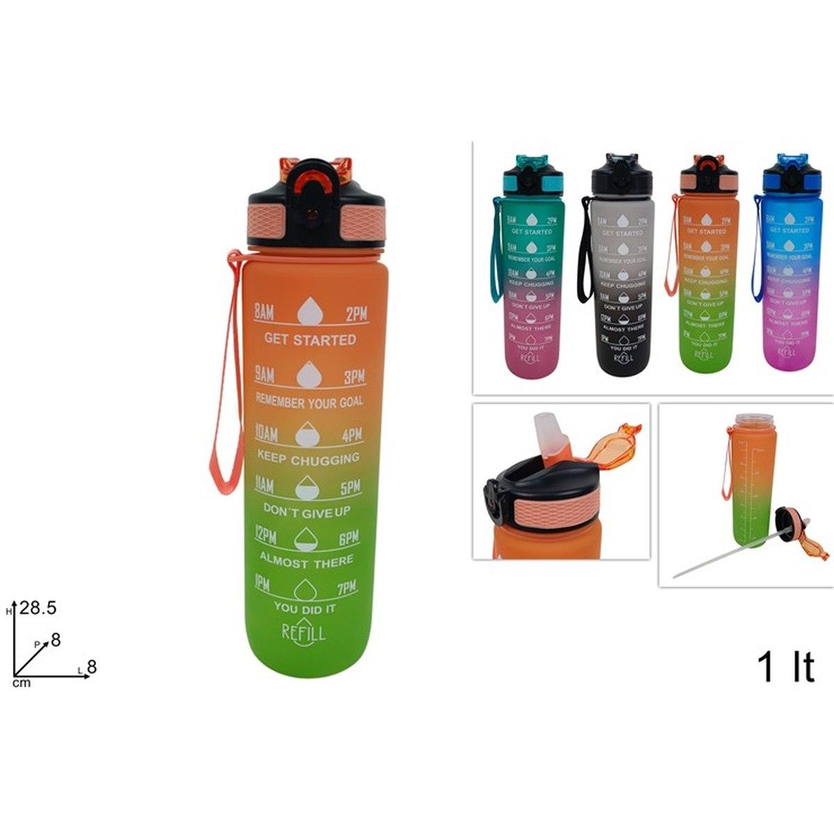 Borraccia multicolor 1Lt 4col