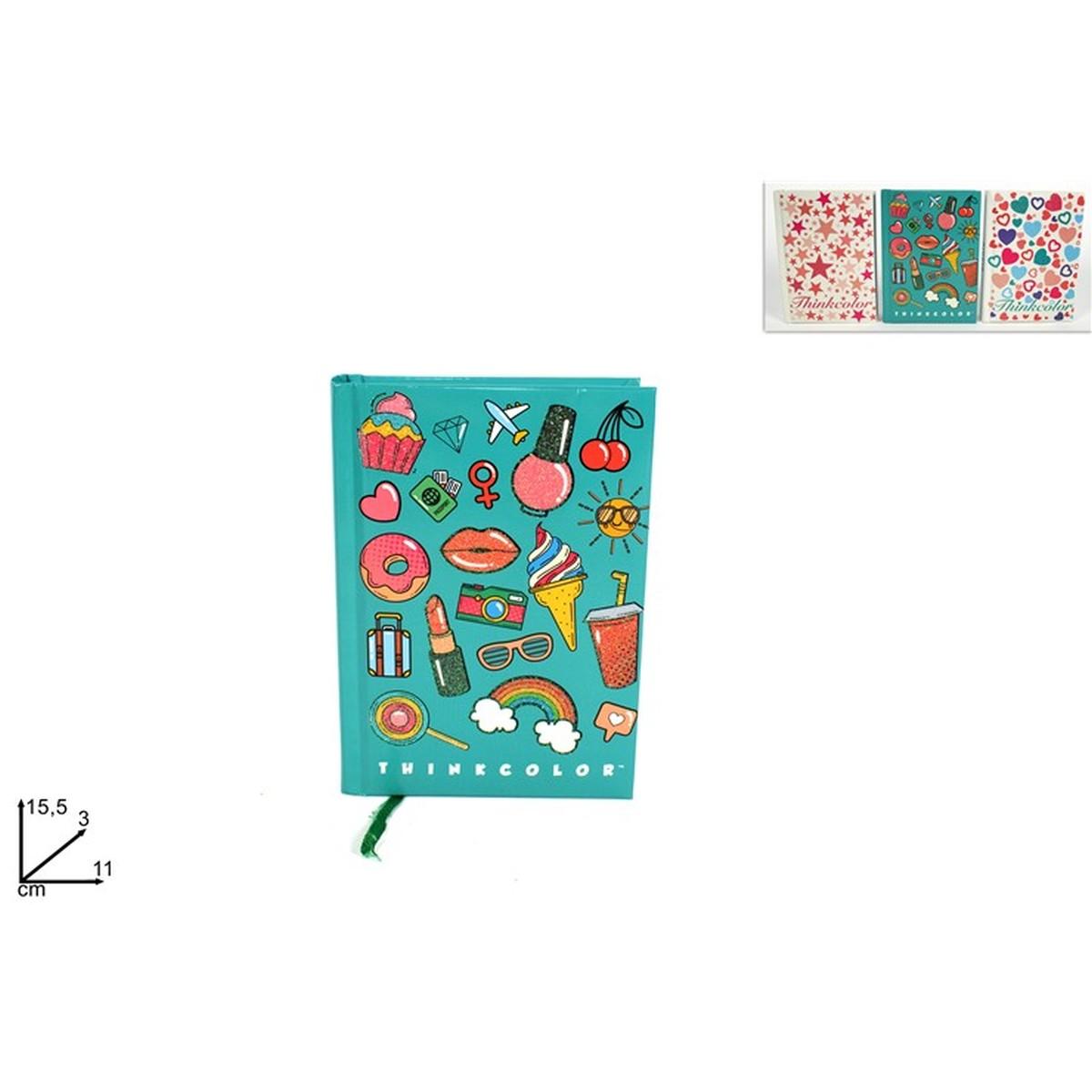 Diario Scolastico Linea Glitter 3col