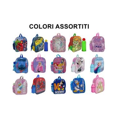 Zaino 30cm PVC C/Borraccia
