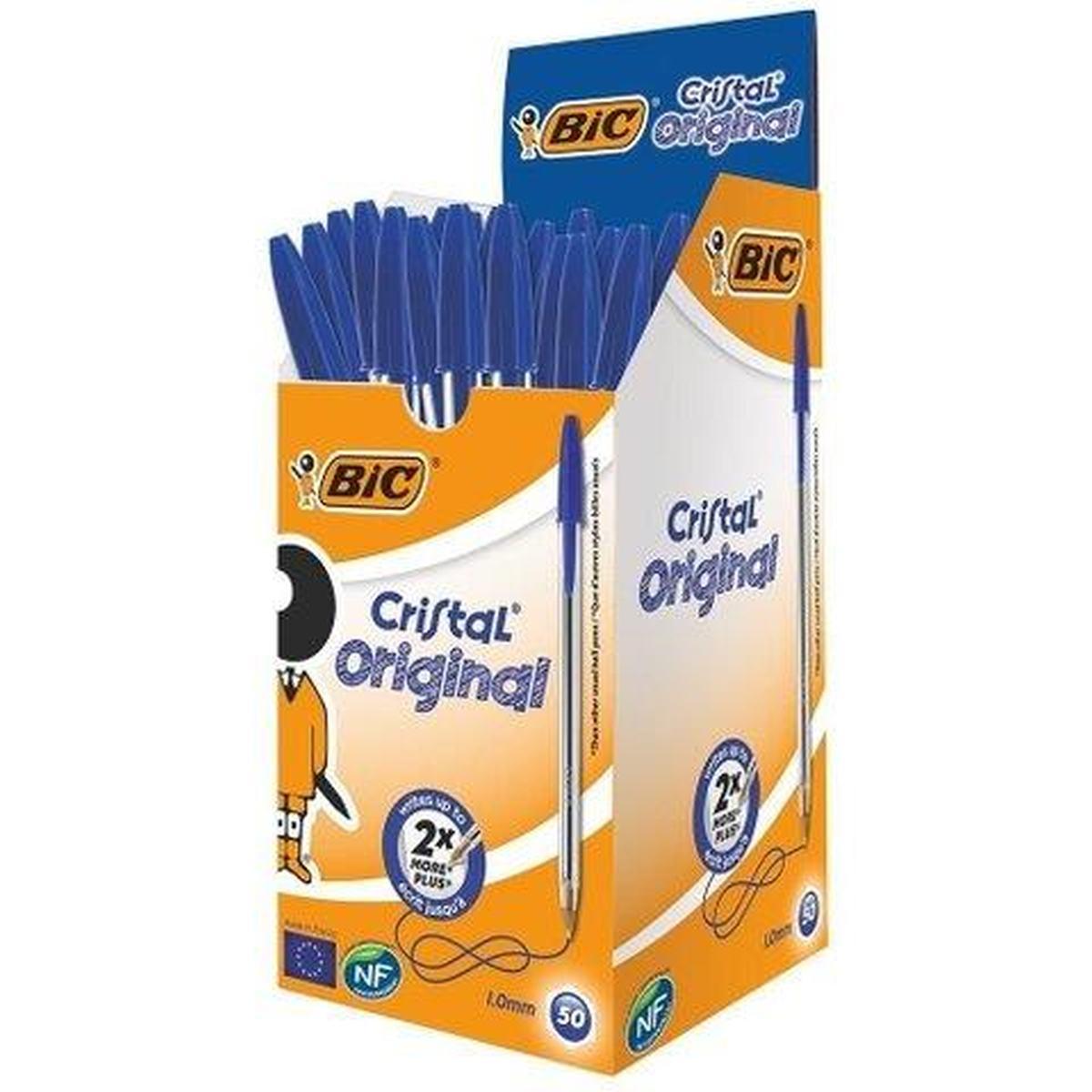 Penne Bic Cristal Blu 50 pz