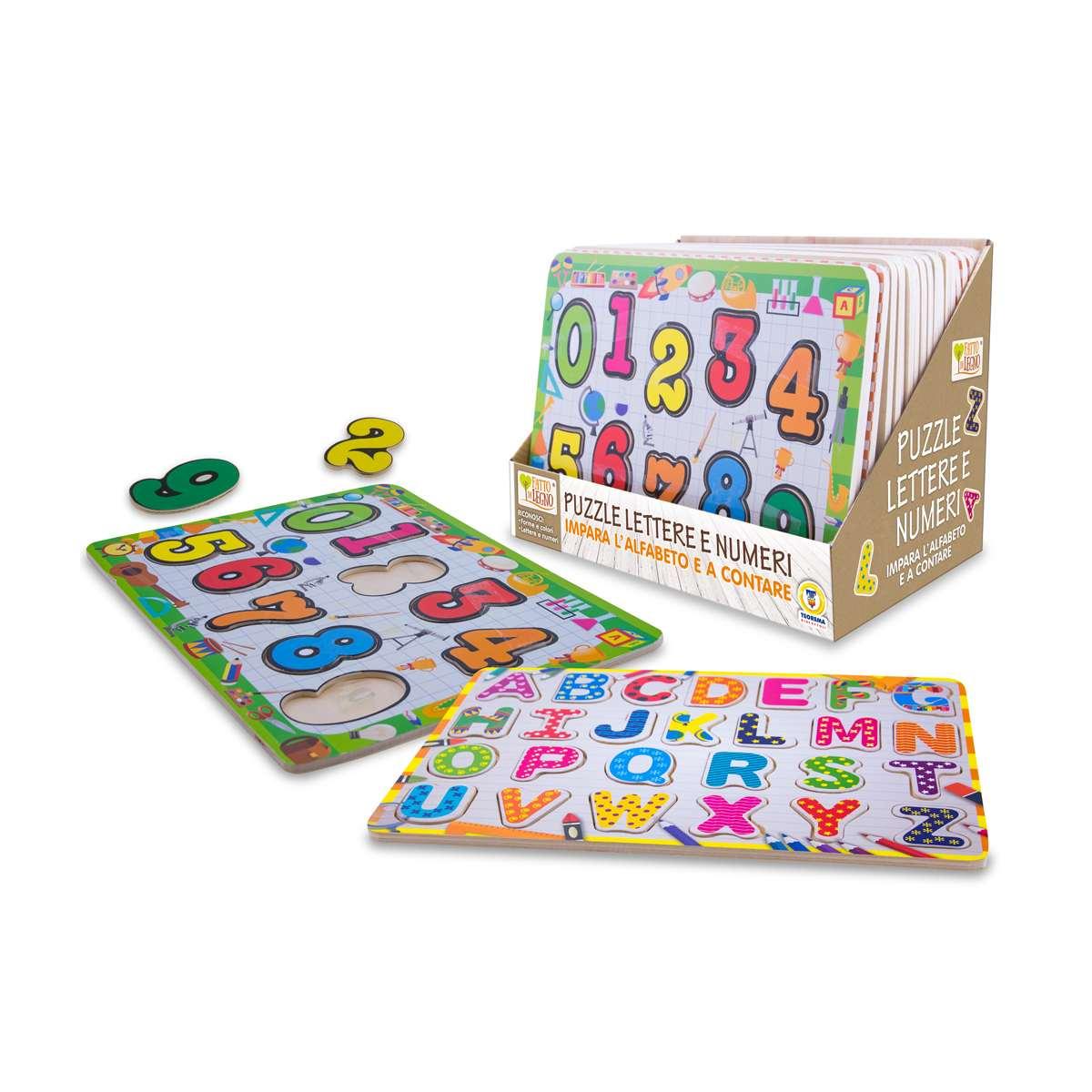 Puzzle Numeri E Lettere Ass. 24pz
