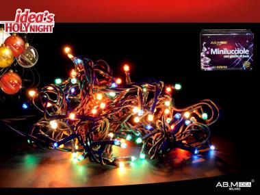 100 Miniluci Multicolor Uso Interno 8 Giochi Di Luci